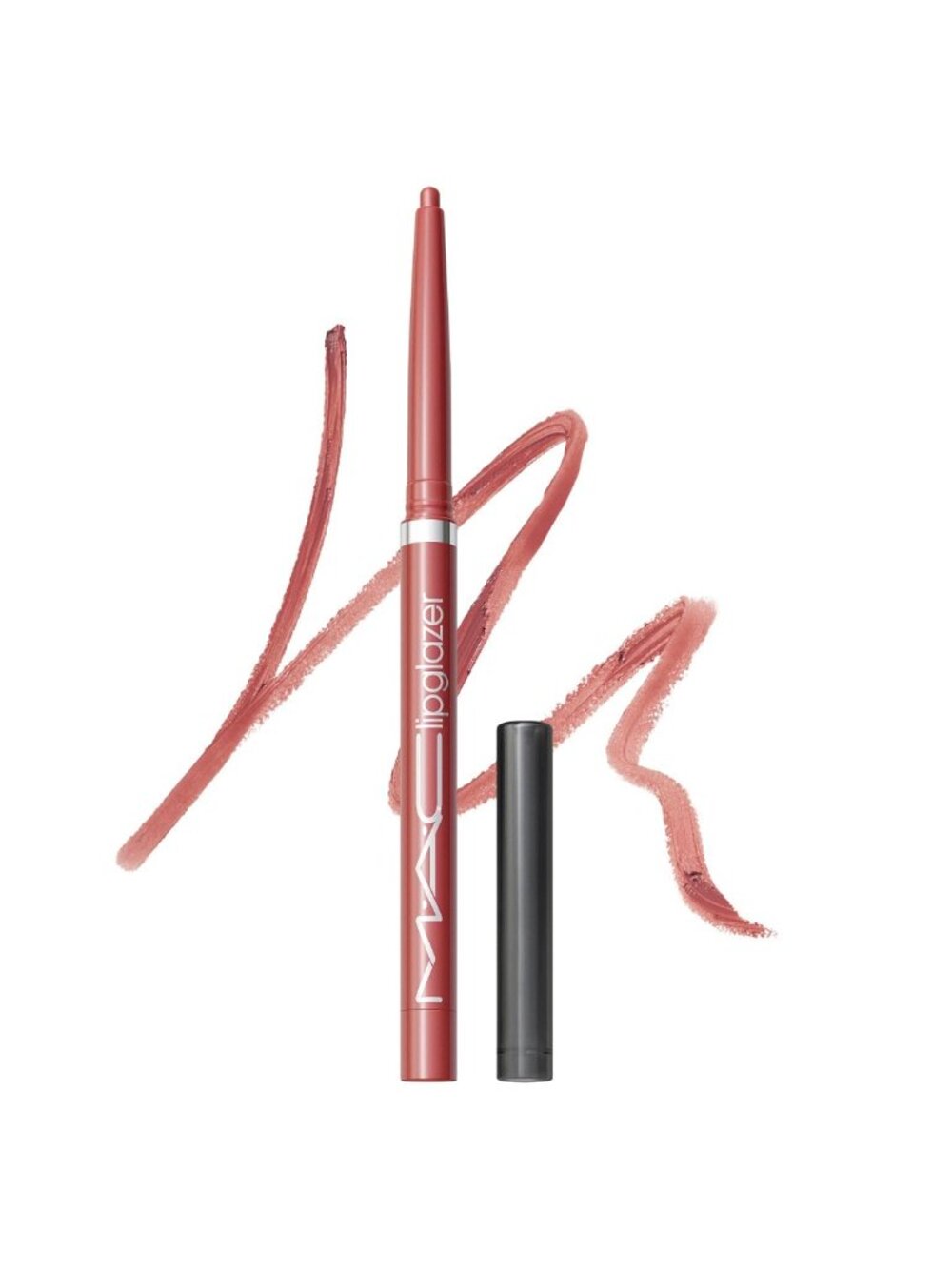 MAC Lipglazer Glossy Lip Liner Pencil Crayon - Velvet Teddy - Full Size .008 oz